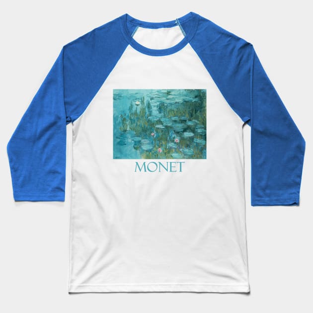 Water Lily Pond (1915) by Claude Monet Baseball T-Shirt by Naves
